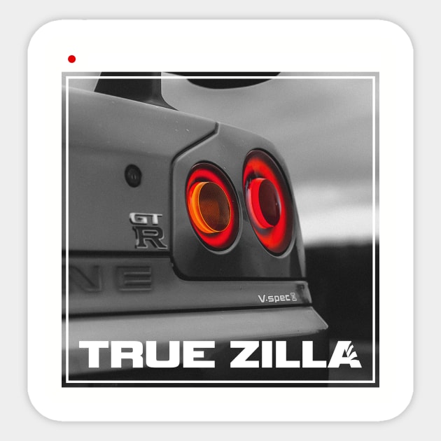 True Zilla R34 Sticker by herasegt